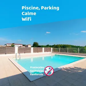 La Baignade De Montaigu, Piscine Et Garage Couvert Bayonne
